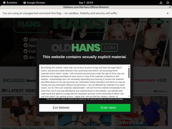 Account Oldhans.com Free