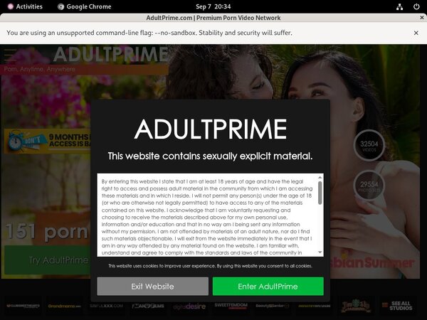 Adultprime.com Pricing