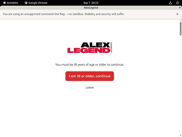 Alexlegend.com Mobile