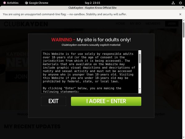 Free Clubkayden Trial Account
