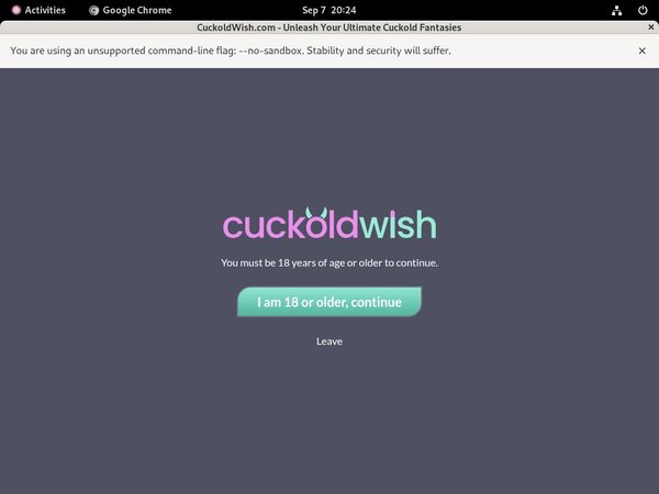 Free Cuckoldwish.com Passes
