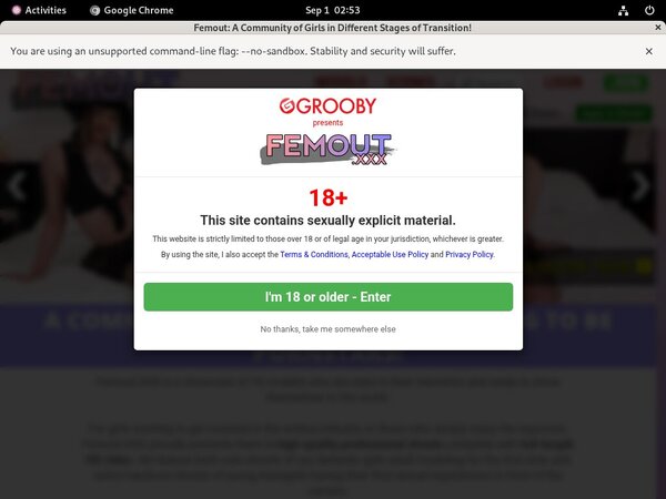 Free Femout XXX Discount Membership