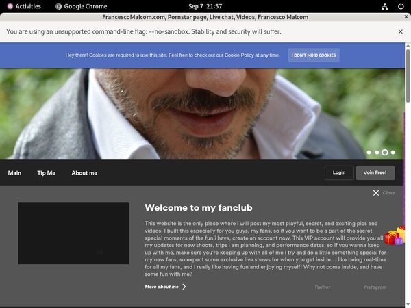 Free FrancescoMalcom.com Logins
