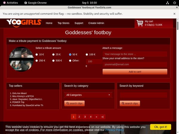 Free Goddesses Footboy Site Rip
