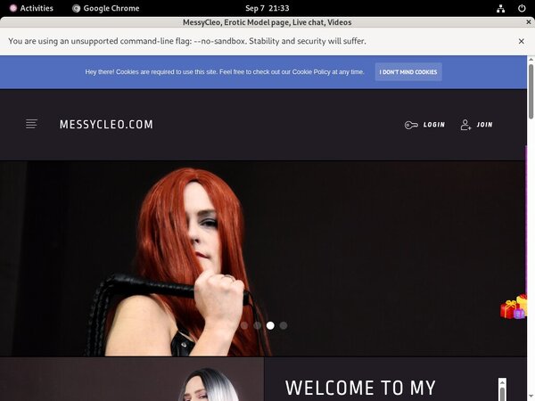 Free Messycleo.com Membership Trial