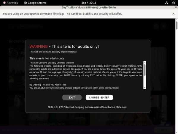 Free Passwords Loveherboobs.com