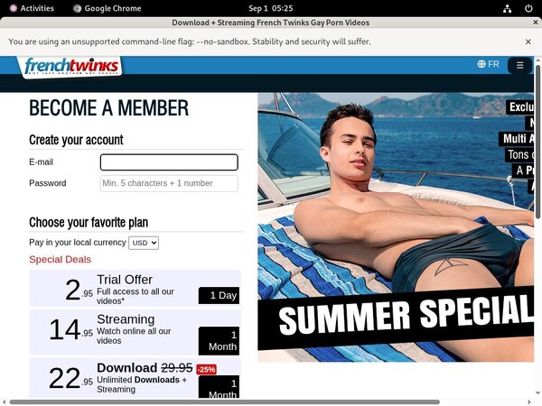 French-twinks.com Account Trial