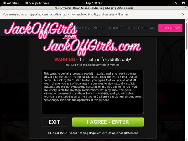 Jackoffgirls.com Make Account