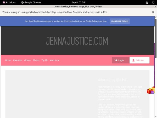 Jenna Justice Account Logins