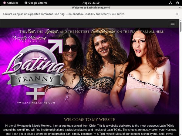 Joining Latina Tranny