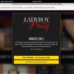 Ladyboypussy Discount Info