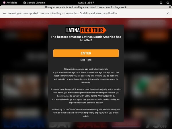 Latina Fuck Tour Trial Login