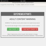 Make Guys In Sweatpants Account