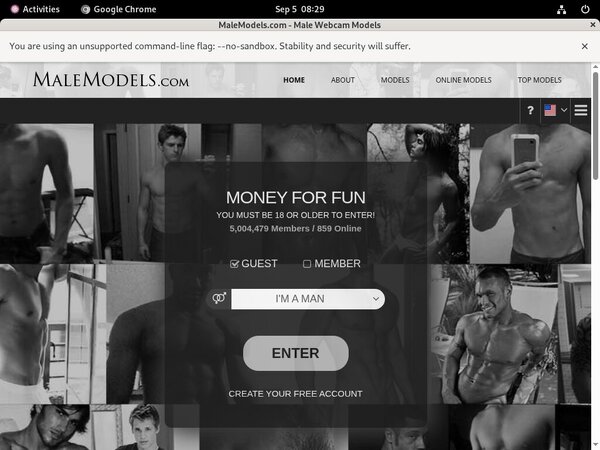 Malemodels.com Get Free Trial