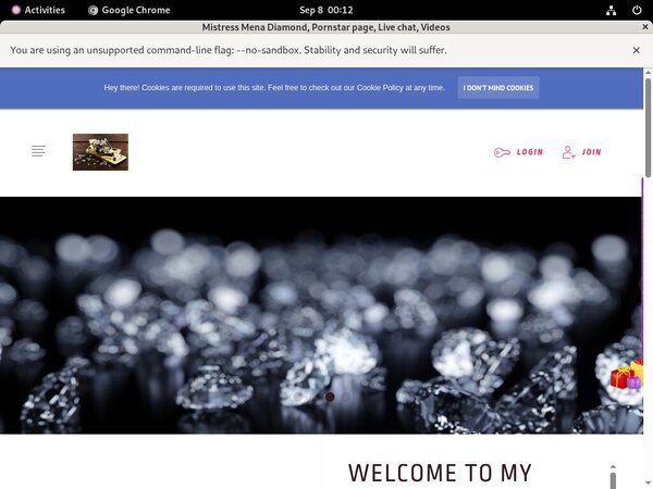 Mistressmenadiamond Signup