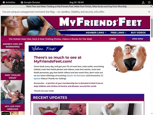 My Friends Feet Accounts For Free
