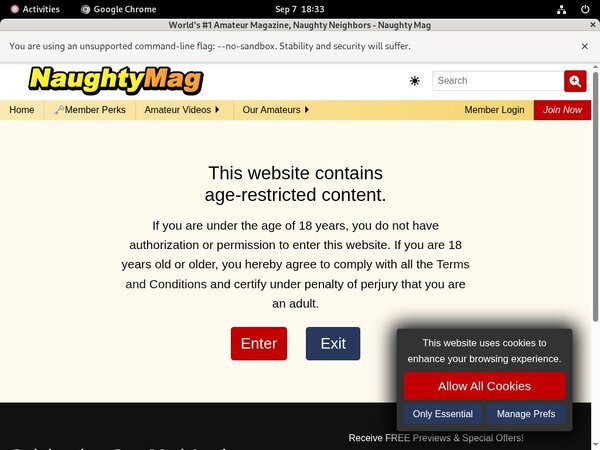 Naughtymag.com Free Acounts