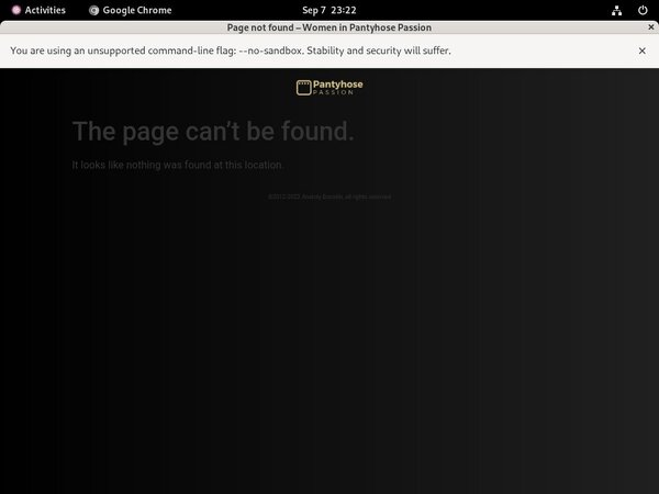 Pantyhose Passion User Pass