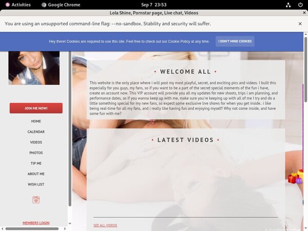 Password To LolaShine