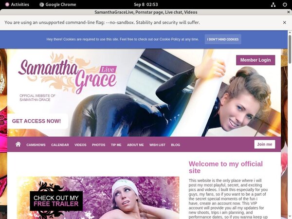 Register For SamanthaGraceLive Register For SamanthaGraceLive