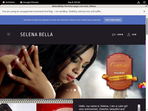SelenaBella Sign Up