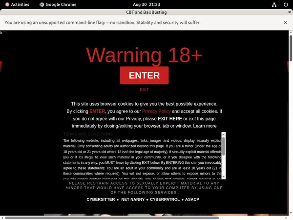 Sign Up Cbtandballbusting.com Free