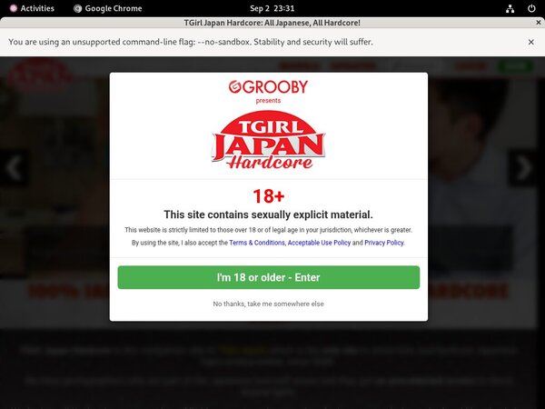 TGirl Japan Hardcore Free Trial Subscription