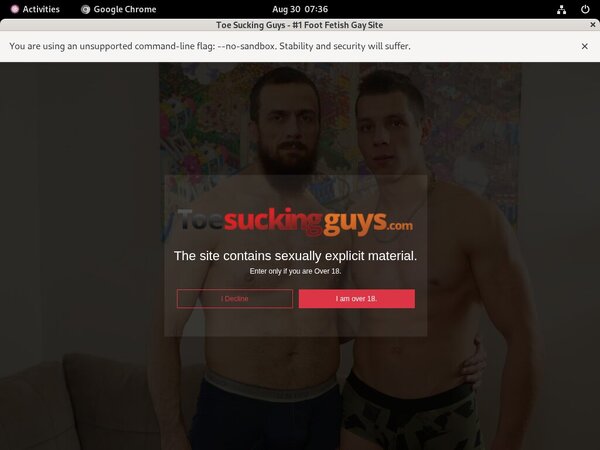 Toesuckingguys.com Free Trial Login
