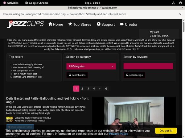 Toiletslaveanddommes Account Password
