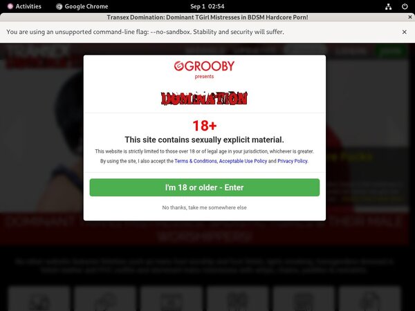 Transexdomination Billing Form