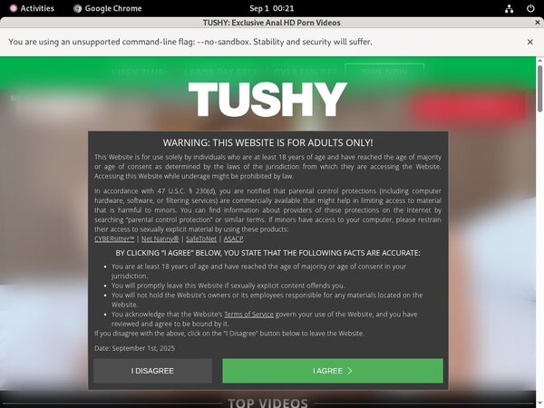 Tushy Free Users