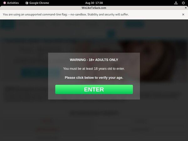 We Like To Suck With Trial