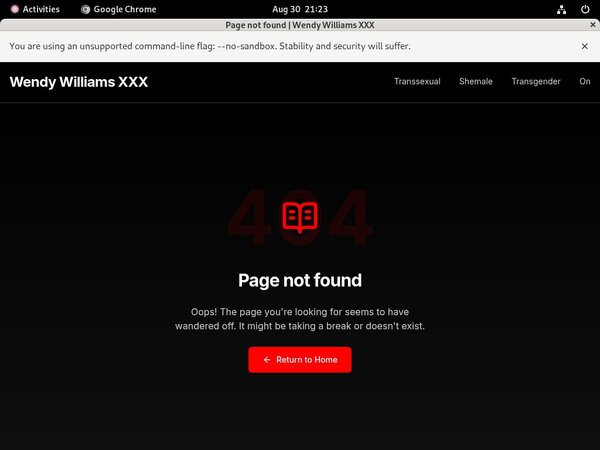 Wendywilliamsxxx.com Paypal Sign Up