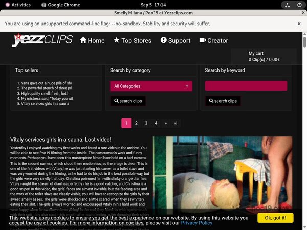 Working Yezzclips.com Password