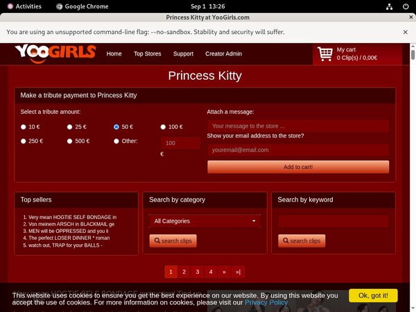 Yoogirls.com Accont