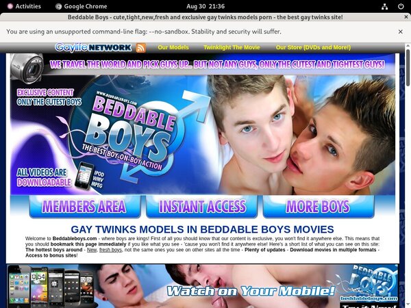 Beddable Boys Direct Pay