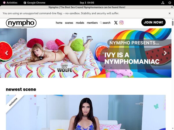 New Nympho Discount