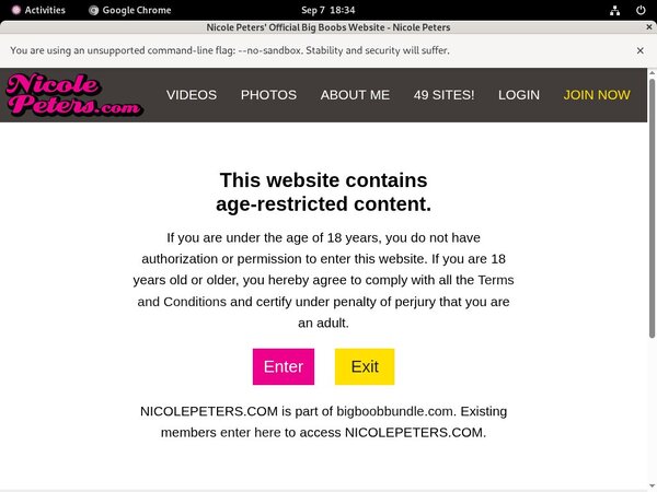 Nicole Peters New Password