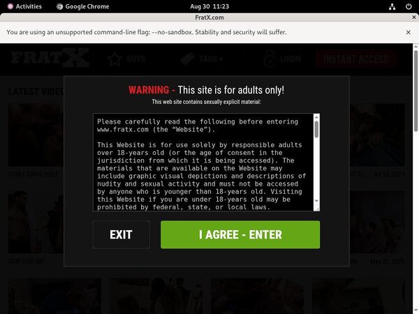 Fraternityx.com Bareback