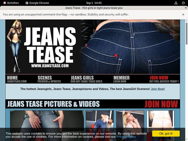 Jeans Tease Paypal Order
