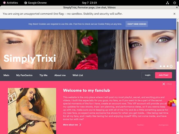 SimplyTrixi Accounts Password